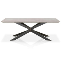 Irene Gray Concrete Rectangle Dining Table