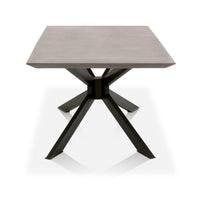 Irene Gray Concrete Rectangle Dining Table