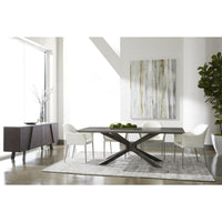 Irene Gray Concrete Rectangle Dining Table