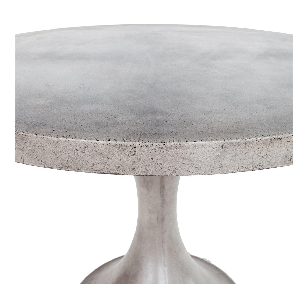 Isadora Cement Outdoor Dining Table - Table Top View | Bone & Brass