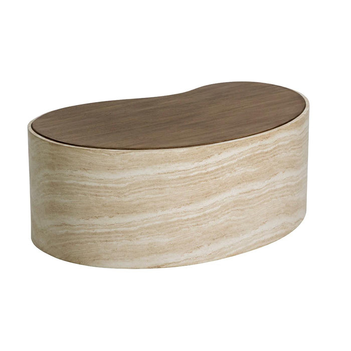 Ishiko Coffee Table - Large - Table Top View | Bone & Brass