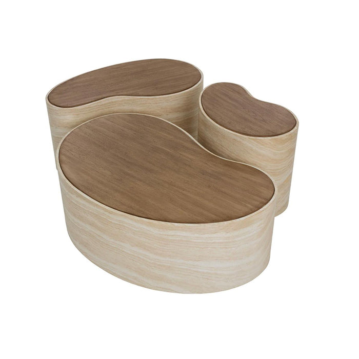 Ishiko Coffee Table - Small - Table Side View | Bone & Brass