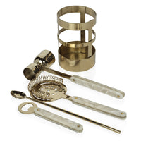 Islington Gold 5-Piece Bar Tool Set - Bar Tool View | Bone & Brass