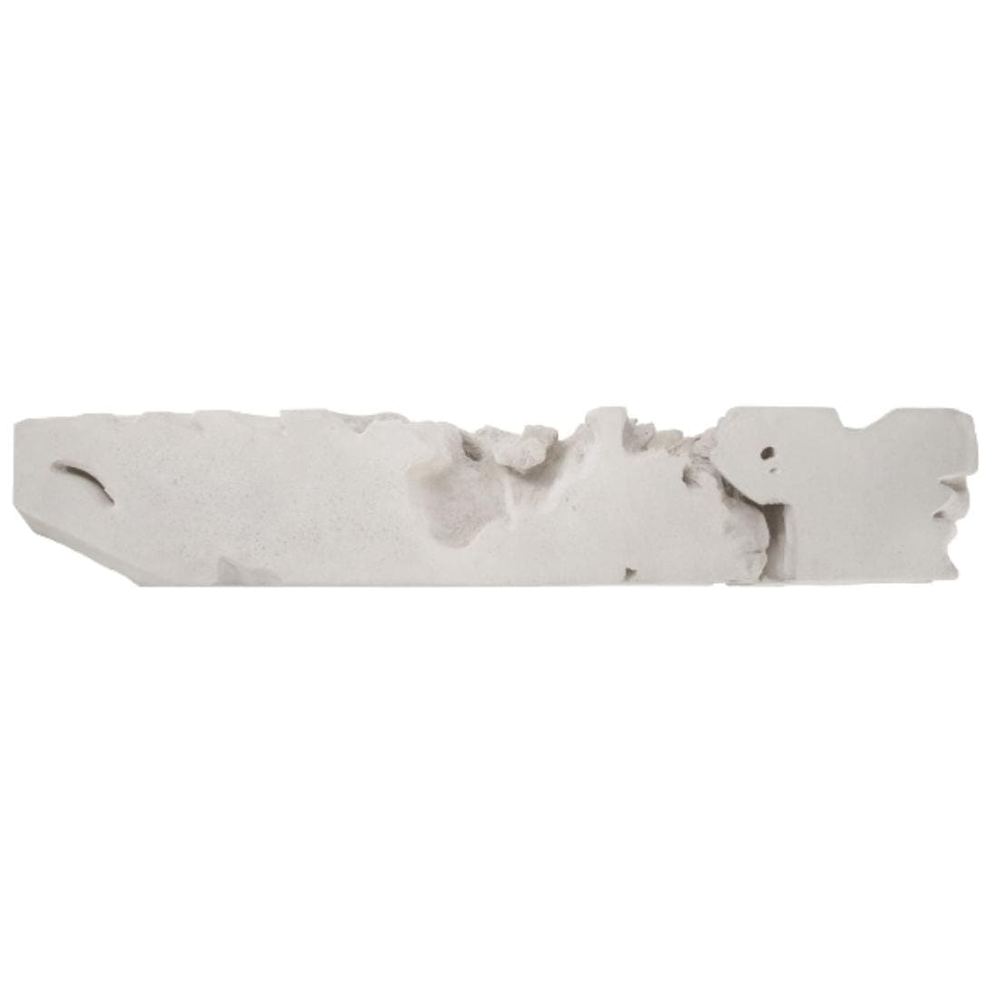 Ivory Freeform Console Table - Table Side View | Bone & Brass