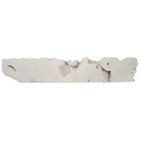 Ivory Freeform Console Table - Table Side View | Bone & Brass