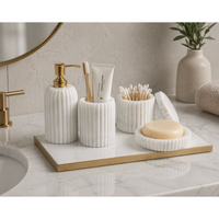 Ivory Marble Soap Dish - Soap Dish Detail | Bone & Brass