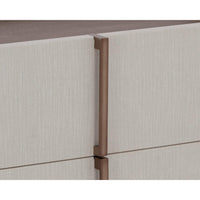 Jamille Cream Nightstand - Nightstand Top View | Bone & Brass