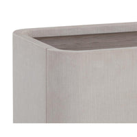 Jamille Cream Nightstand - Nightstand Top View | Bone & Brass