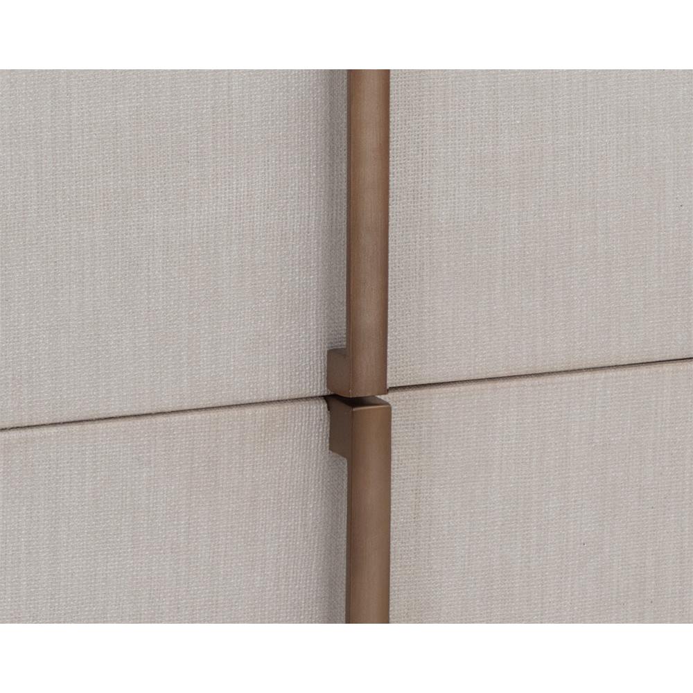 Jamille Cream Nightstand - Nightstand View | Bone & Brass
