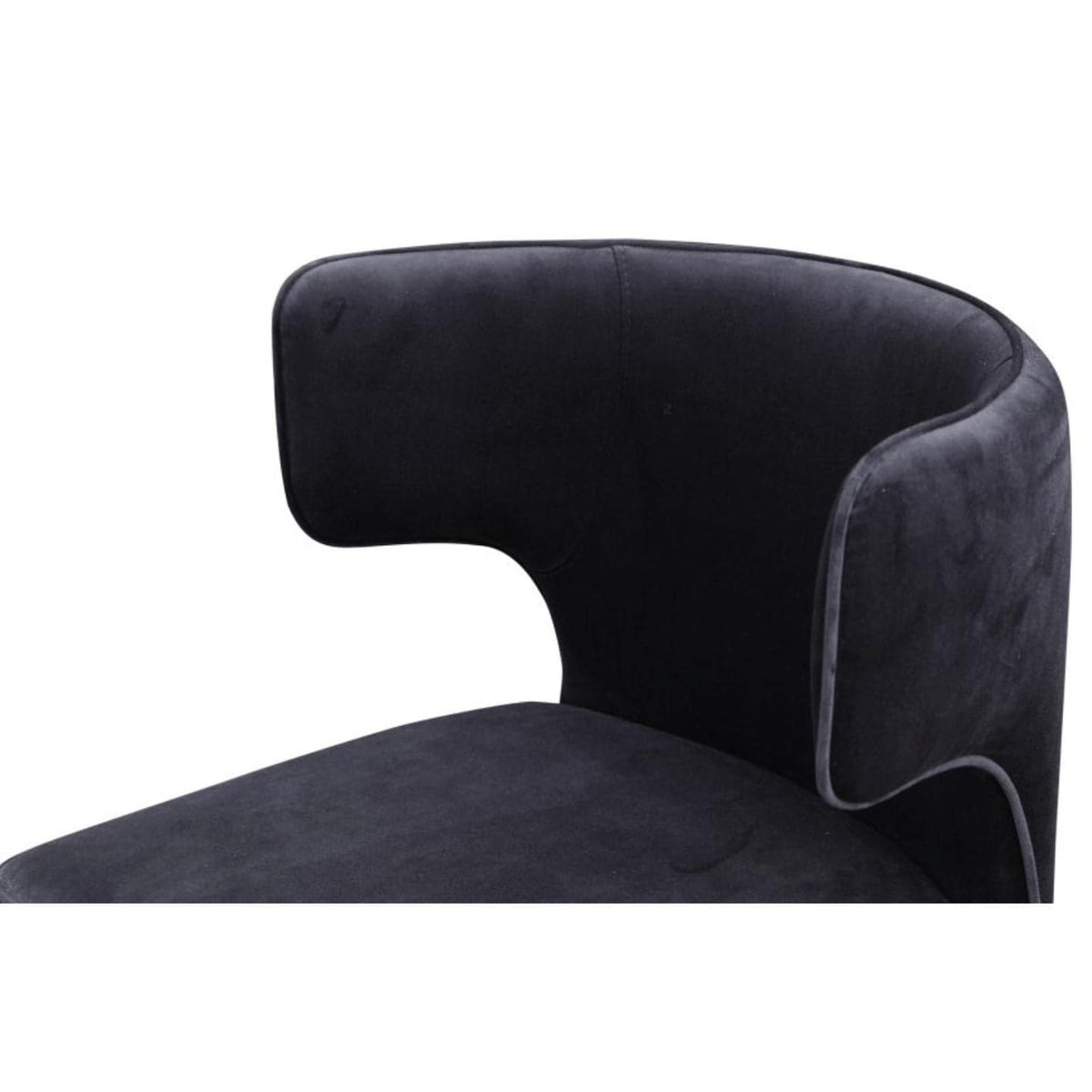 Jennaya Dining Chair Black - Chair View | Bone & Brass
