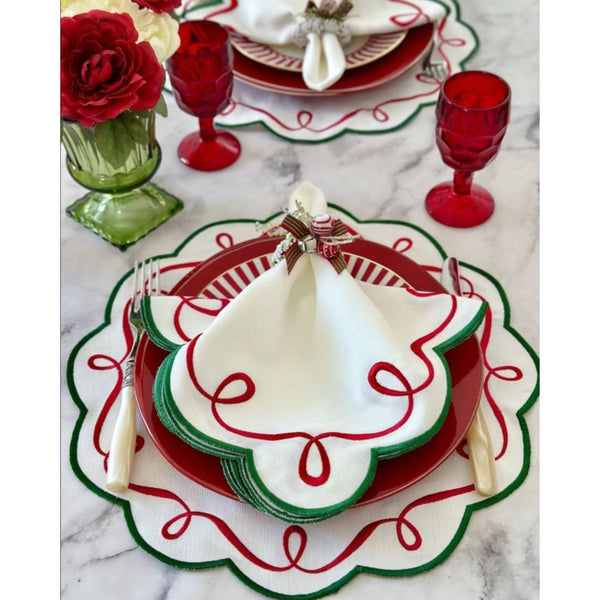 Jingle Bells Napkin Ring, Set 4 - Ring Detail | Bone & Brass