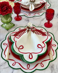 Jingle Bells Napkin Ring, Set of 4