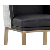 Joplin Counter Stool - Cantina Black|Vera White Pepper - Stool View | Bone & Brass