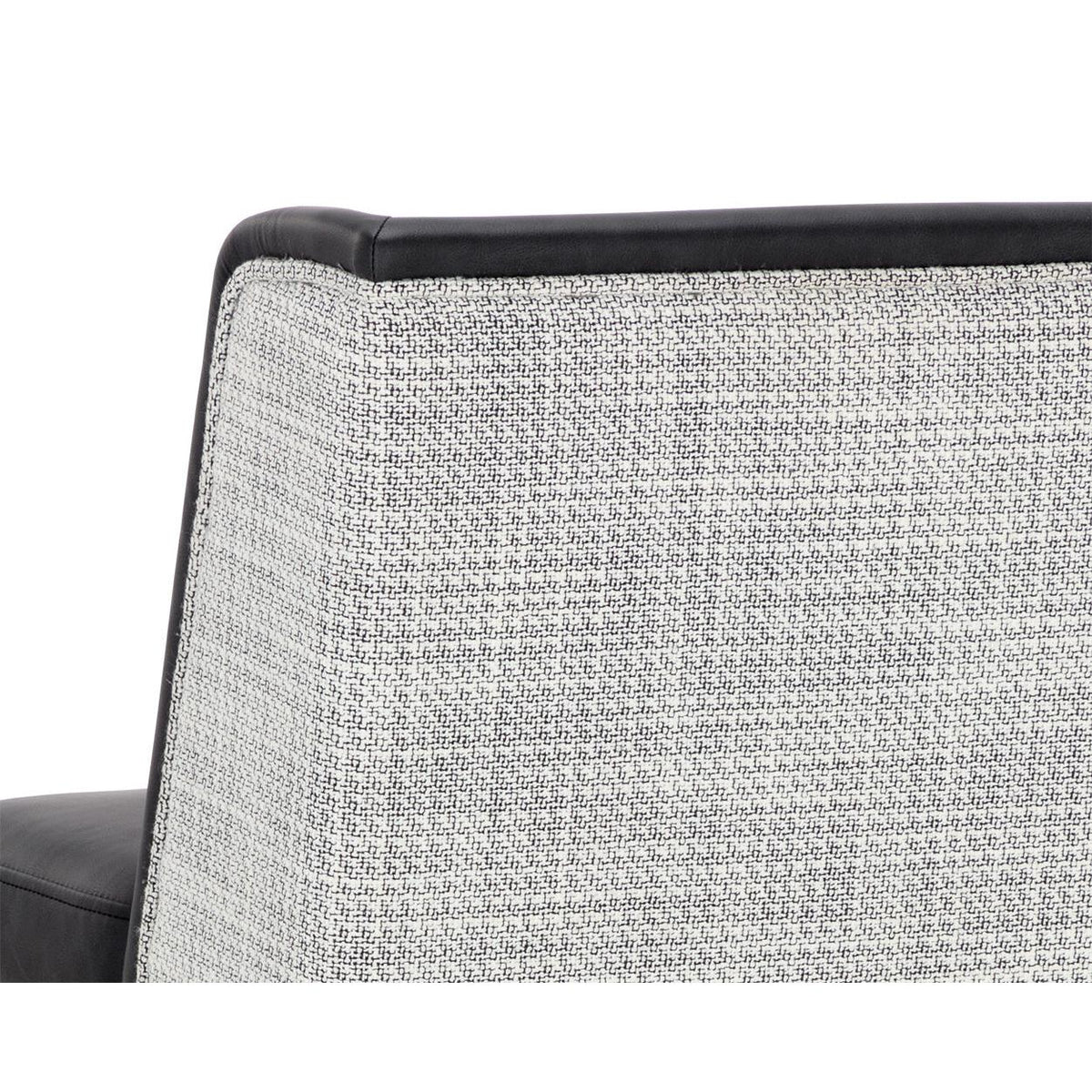 Joplin Counter Stool - Cantina Black|Vera White Pepper - Stool Detail | Bone & Brass
