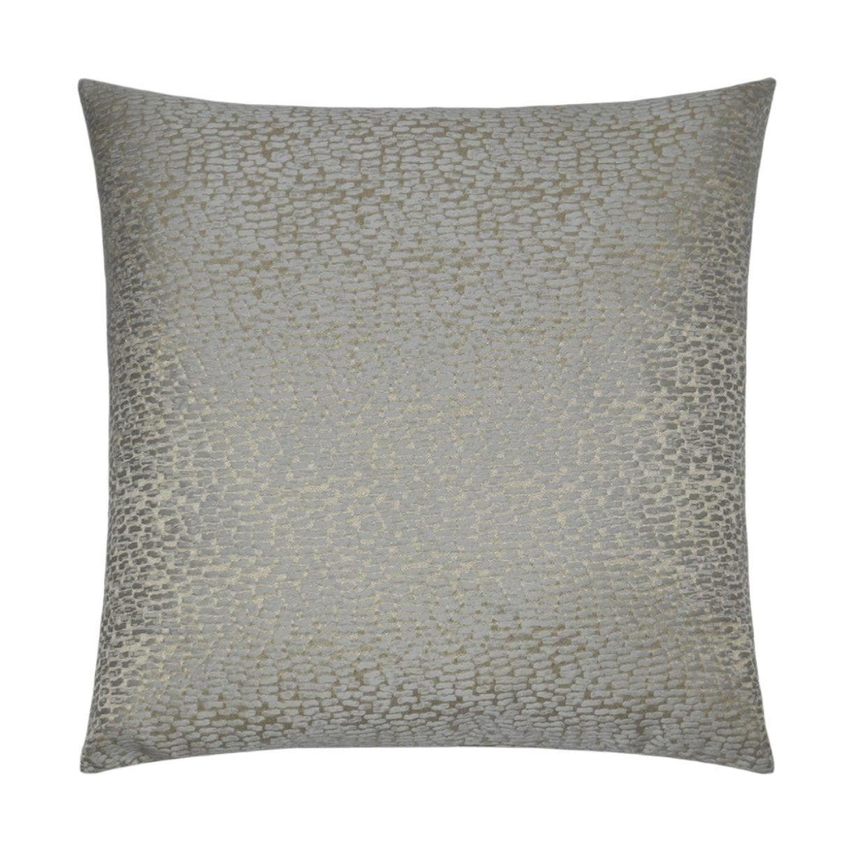 Joy Misty Pewter Throw Pillow | Bone & Brass
