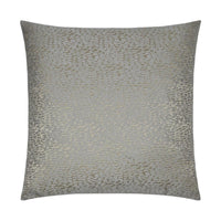 Joy Misty Pewter Throw Pillow | Bone & Brass