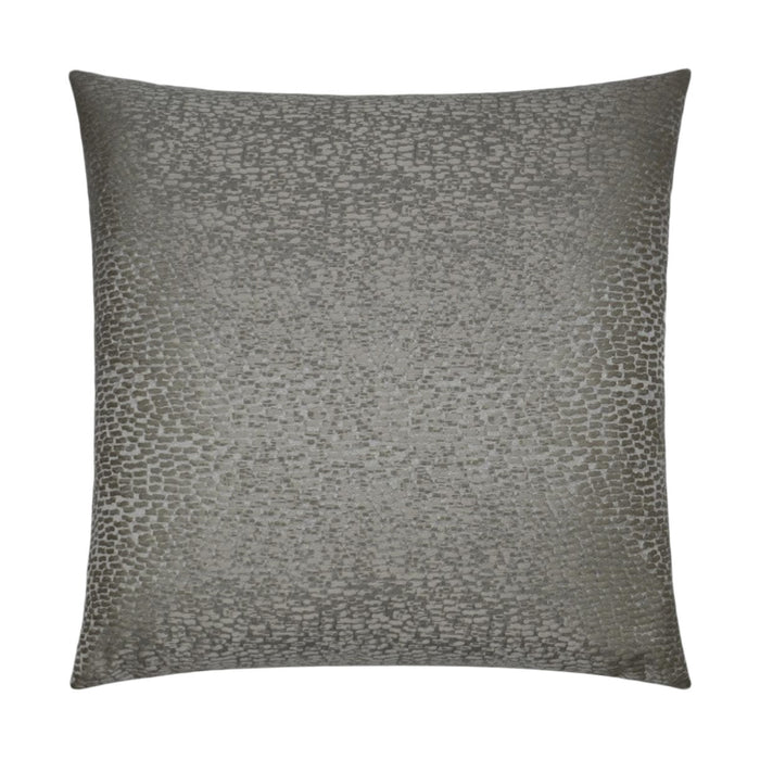 Joy Misty Silver Throw Pillow | Bone & Brass