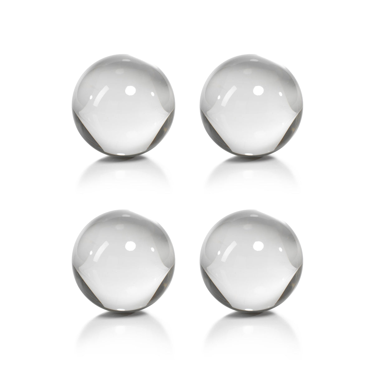 June Decorative Crystal Glass Balls - Detail View | Bone & Brass