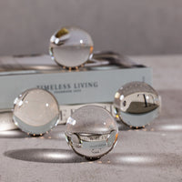 June Decorative Crystal Glass Balls - Close Up | Bone & Brass