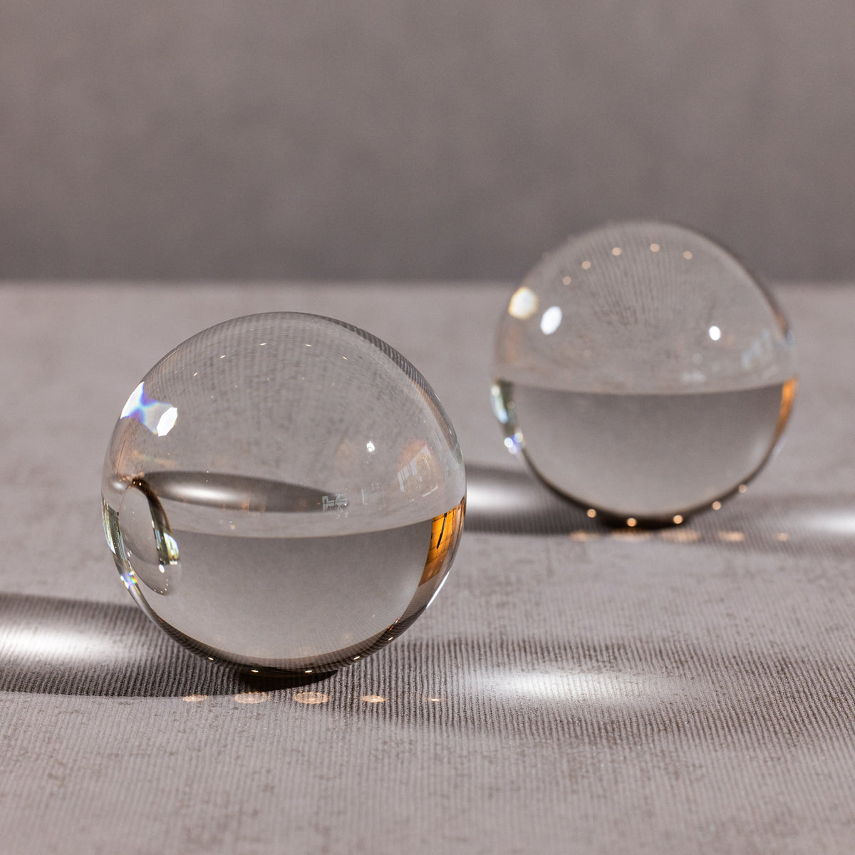June Decorative Crystal Glass Balls - Alternate View | Bone & Brass
