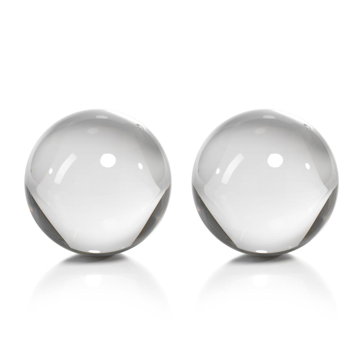 June Decorative Crystal Glass Balls - Detail View | Bone & Brass