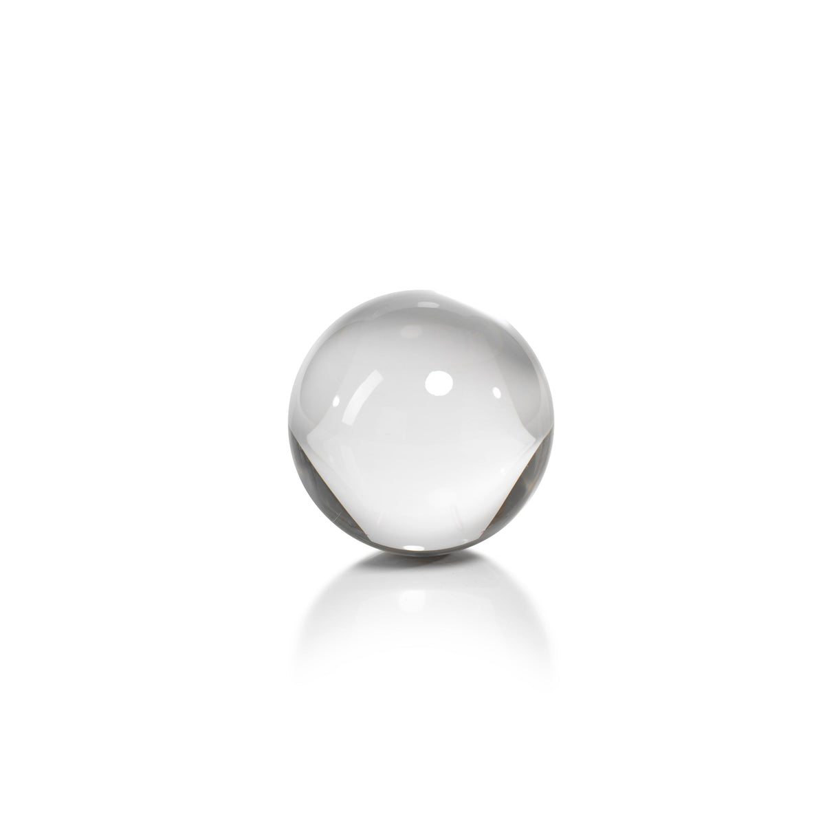 June Decorative Crystal Glass Balls - Side View | Bone & Brass