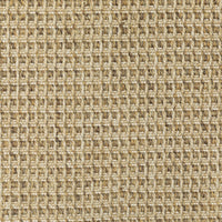 Karavia Sand outdoor rug, a durable, machine-woven polypropylene rug with a natural seagrass look.