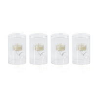 Kelsey Suspended Glass Tealight Holder, Extra Small, Set of 4 - Tealight Holder View | Bone & Brass