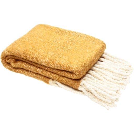 Kilkenny Camel & Ivory Throw Blanket | Bone & Brass