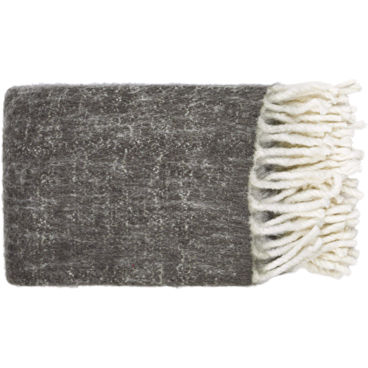 Kilkenny Charcoal & Cream Throw | Bone & Brass