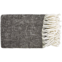 Kilkenny Charcoal & Cream Throw | Bone & Brass