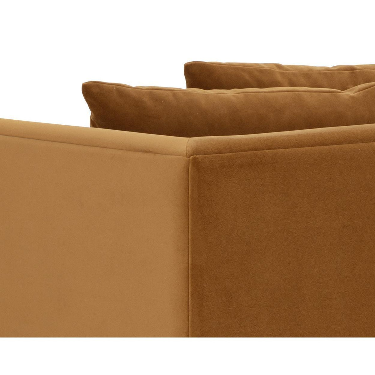 Kira Sofa - Meg Gold - Sofa Cushion Detail | Bone & Brass