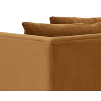 Kira Sofa - Meg Gold - Sofa Cushion Detail | Bone & Brass