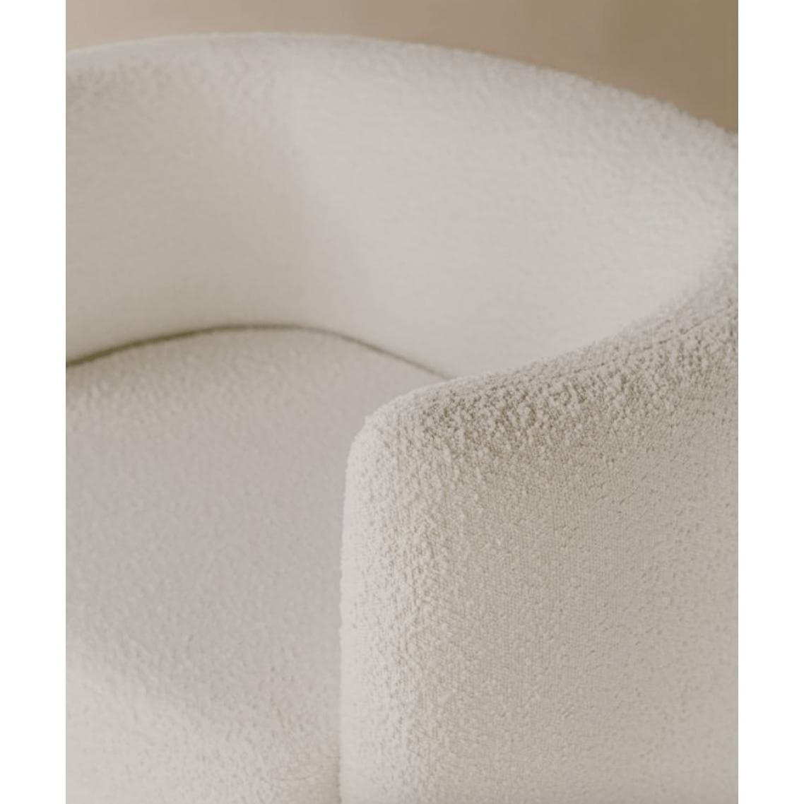 Koba Chair Maya White - Chair Detail | Bone & Brass