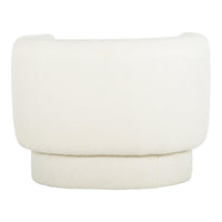 Koba Chair Maya White - Chair Side View | Bone & Brass