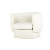 Koba Chair Maya White | Bone & Brass