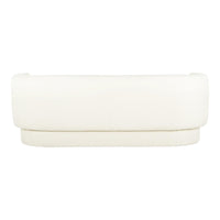 Koba Sofa Maya White - Sofa Side View | Bone & Brass