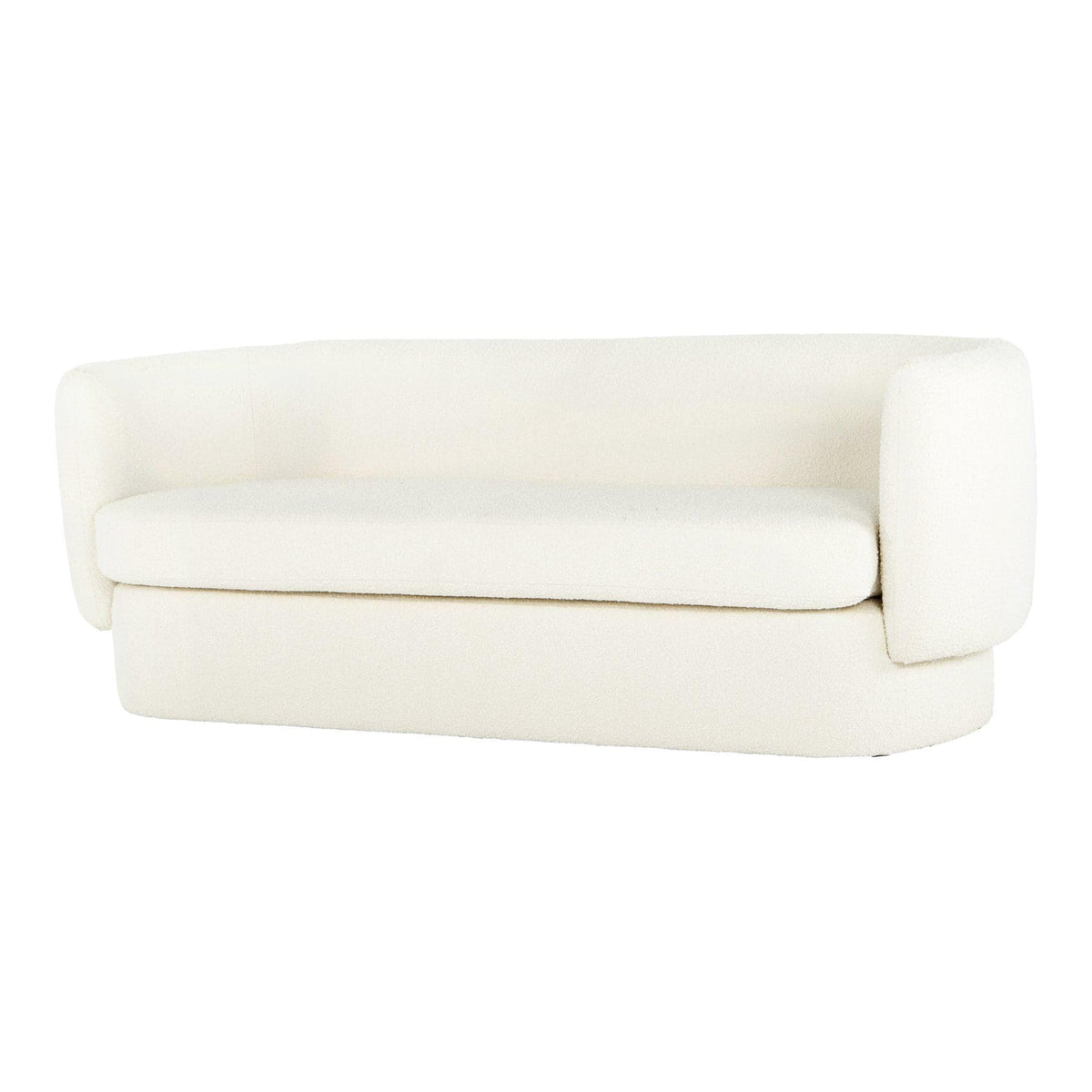 Koba Sofa Maya White | Bone & Brass