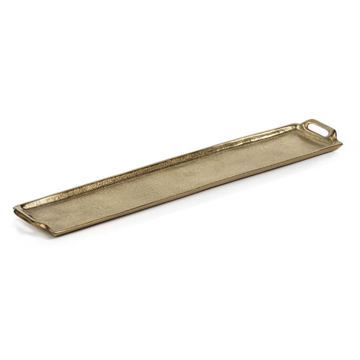 Kona Gold 26" Aluminum Serving Tray | Bone & Brass