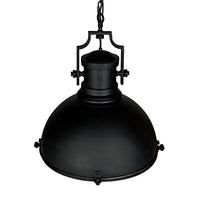 Metal Marine Fixture Pendant Black Steel