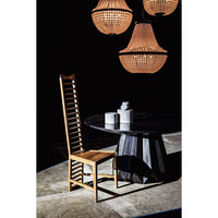 Mist Chandelier Black Steel