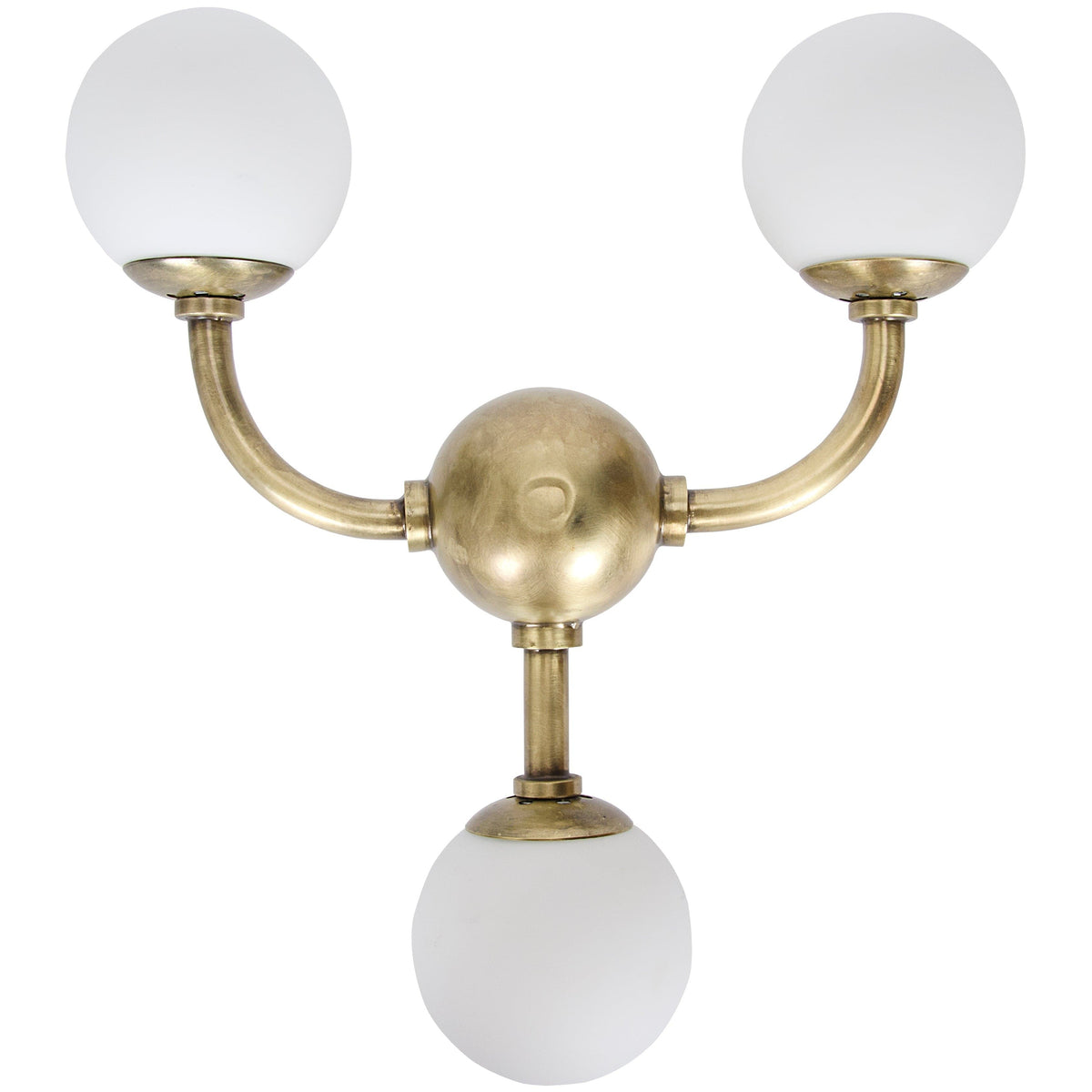 Bari Brass 3 Bulb Sconce