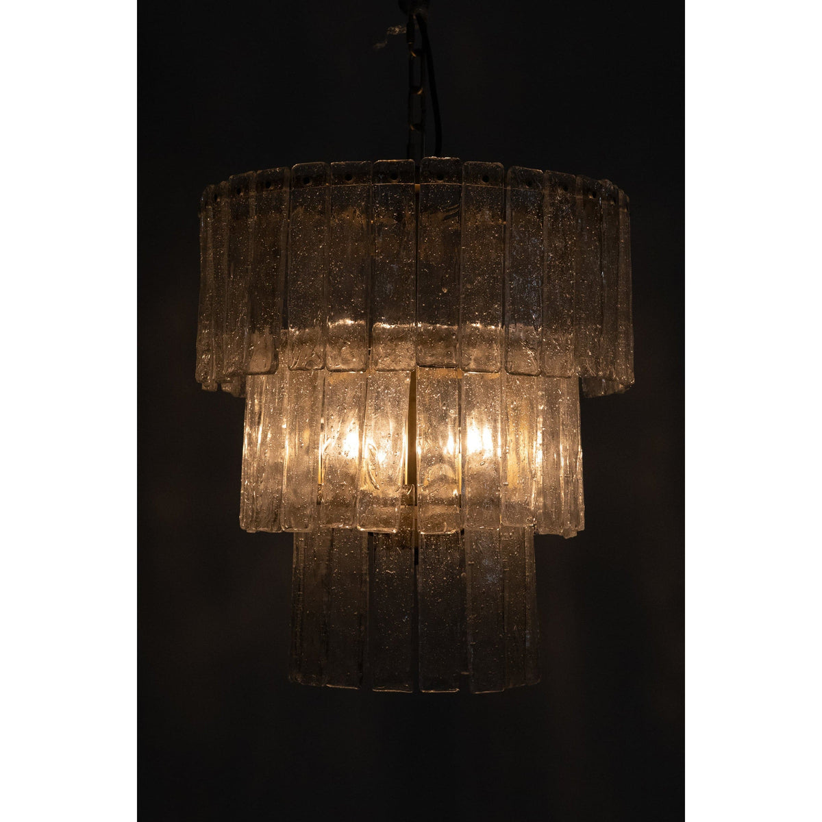 Bruna Chandelier Small Metal with Brass Finish