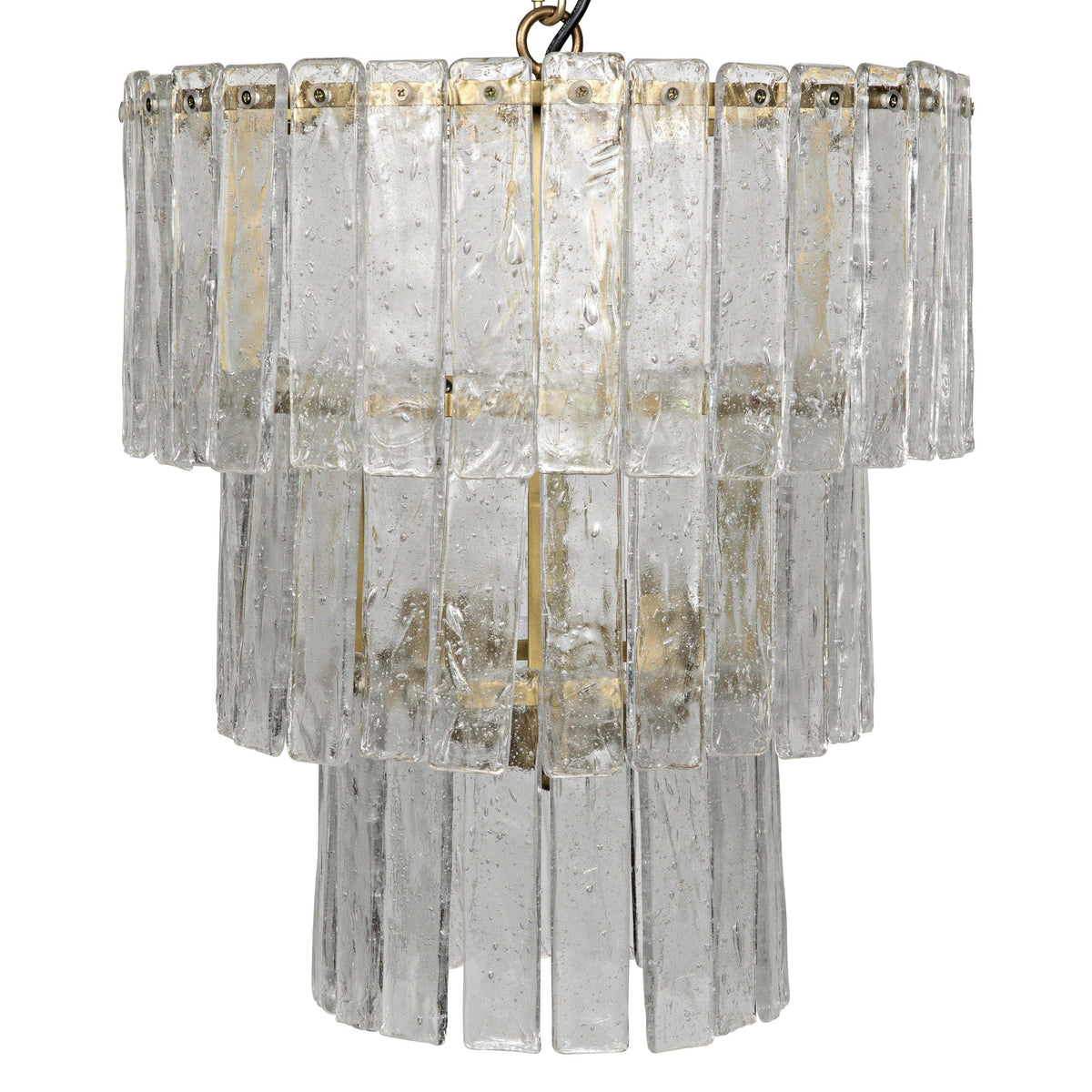 Bruna Chandelier Small Metal with Brass Finish