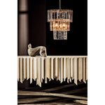 Bruna Chandelier Small Metal with Brass Finish