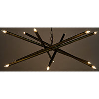 Ikram Large Chandelier Metal with Brass Finish