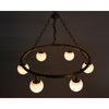 Modena Chandelier Small Metal with Brass Finish