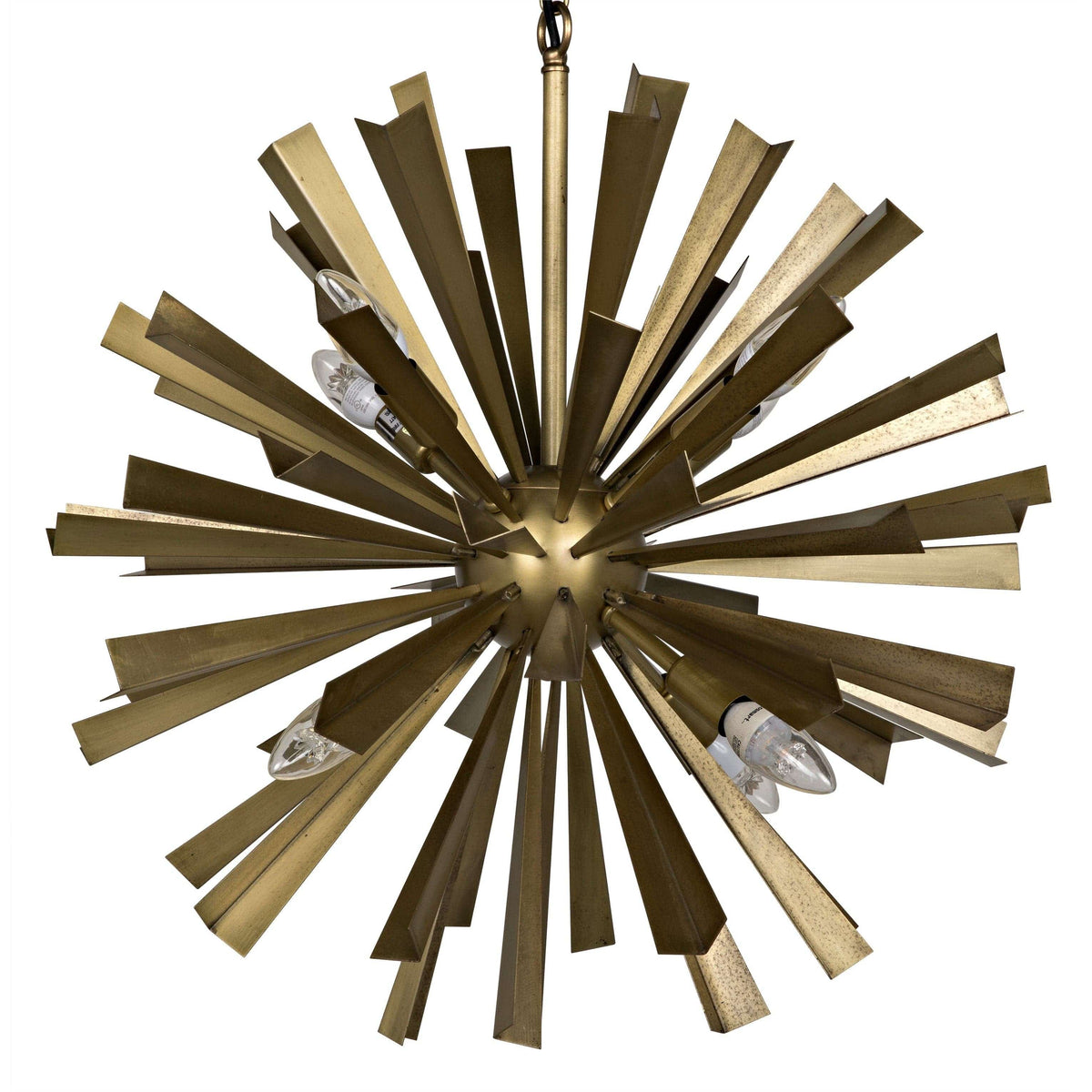 Bero Chandelier Metal with Brass Finish