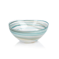 Lagoon Alabaster Serving Bowls, Set of 2 - Bowl Side View | Bone & Brass