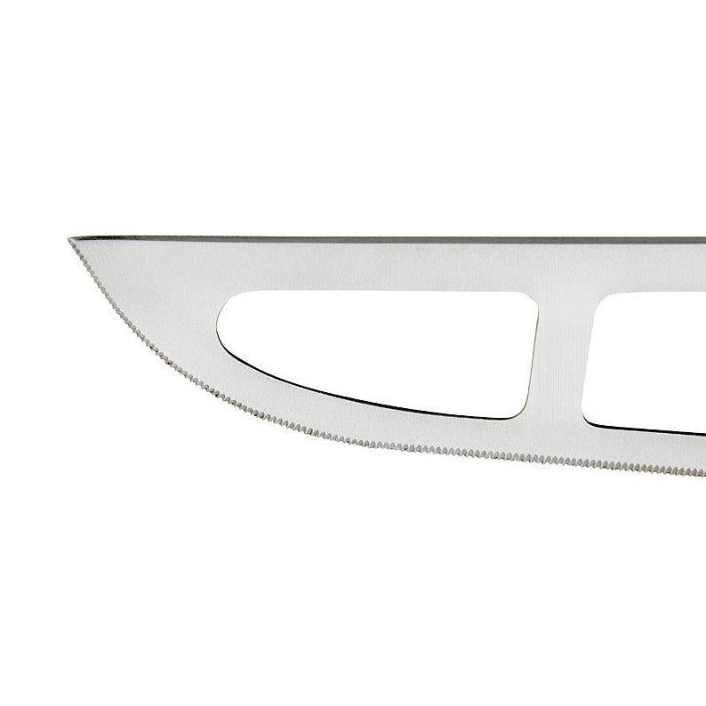 Laguiole Cheese Set "Barthélemy" - Olive Wood Handle - Forge de - Side View | Bone & Brass